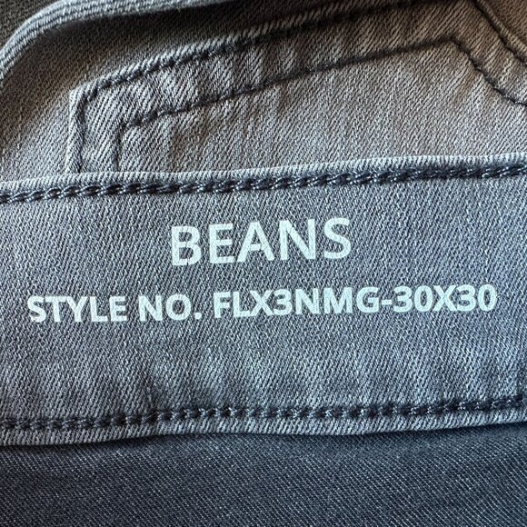 Mugsy Jeans Mens 30X30 Jeans Beans Medium Gray Distressed Flex Stretch - Picture 8 of 9